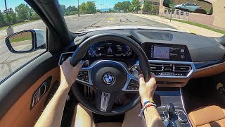 2021 BMW 330e - POV Test Drive (Binaural Audio)