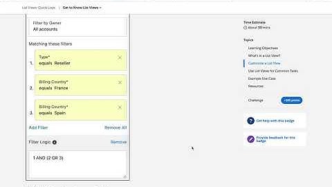 Get to Know List Views | Salesforce Trailhead Module Quiz