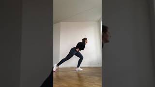 Glutes - sliding reverse lunge med klud