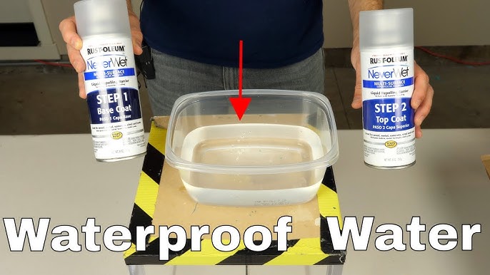 Neverwet' Spray Makes a Waterproof World 