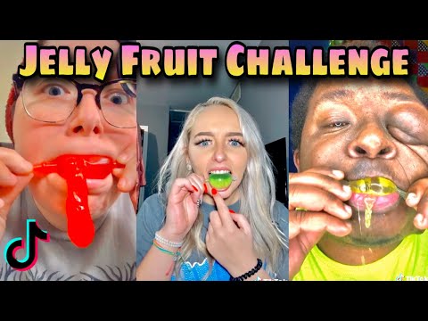 The Best Jelly Fruit Candy Challenges On TikTok ASMR 🍓🍋🍇🍍