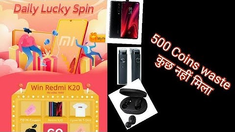 Get apps Daily lucky Spin | MI Get apps | MI get apps earn money