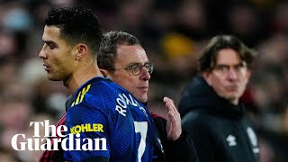 Ralf Rangnick on Ronaldo's reaction to substitution: 'I didn't expect him to hug me'
