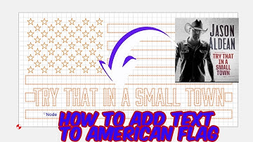 Carbide Create Basics Tutorial - How to Add Custom Text to a Wooden American Flag
