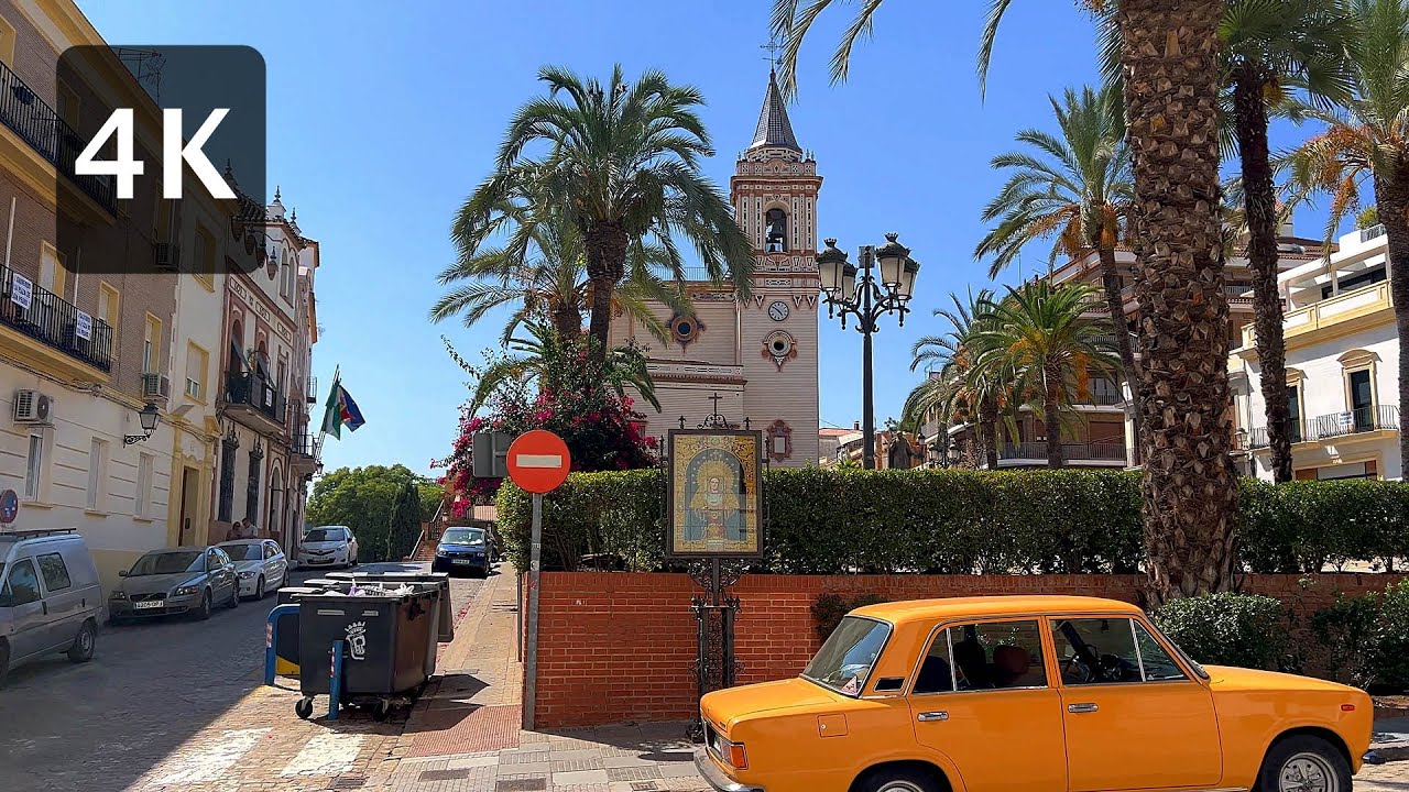 Huelva 🇪🇸 Spain 4K UHD Walking Through The City 2022
