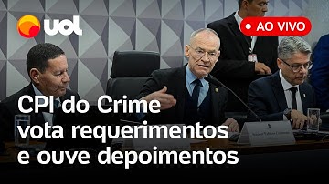 CPI do Crime vota requerimentos e ouve jornalista investigativo e diretor do fórum de segurança