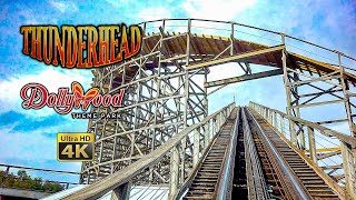 2023 Thunderhead Roller Coaster On Ride Front Seat 4K POV Dollywood