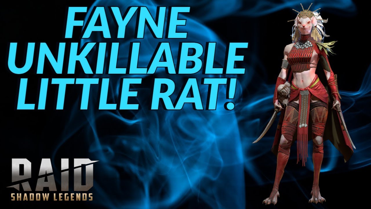Fayne Showcase The Rat That Won T Die Raid Shadow Legends Youtube