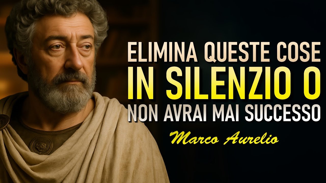 12 COSE Che Devi Eliminare In SILENZIO Dalla Tua Vita (Marco Aurelio)
