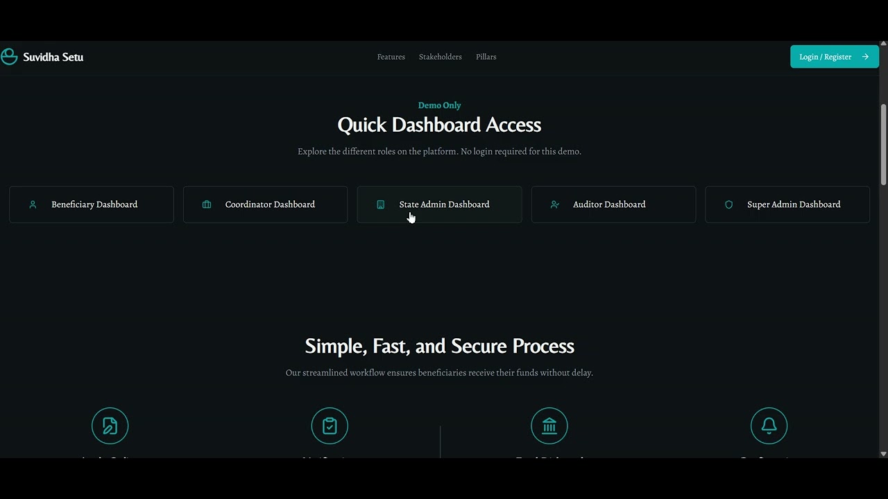 NidhiSangam (Suvidha Setu)|Smart DBT Platform for PCR/PoA & Welfare Schemes|Workflow Demo|PS 25154|