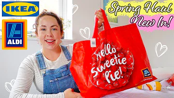 ALDI Food Haul With Prices UK & IKEA Haul New In Spring 2021