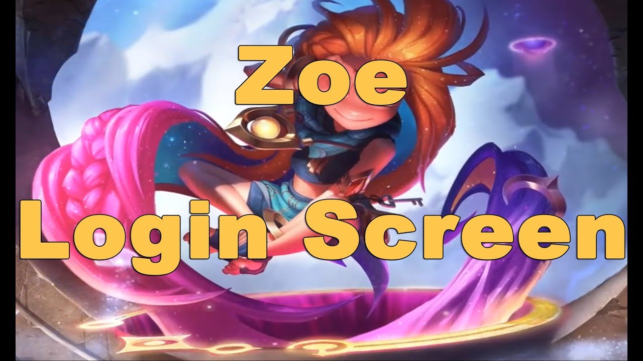 Zoe Login Screen