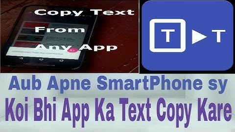 How To Copy Text From Any app On Android Facebook, Twitter, Instagram, Youtube, Tumblr