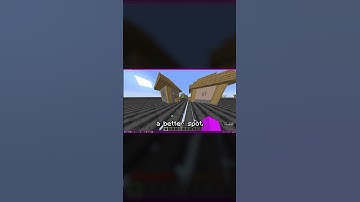 Minecraft but the world is floating anvils #shorts