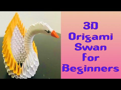 Video: Origami Oqqushini Qanday Yig'ish Kerak