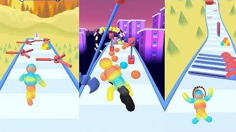 Rope-Man Run - All Max  Levels Gameplay Android,ios