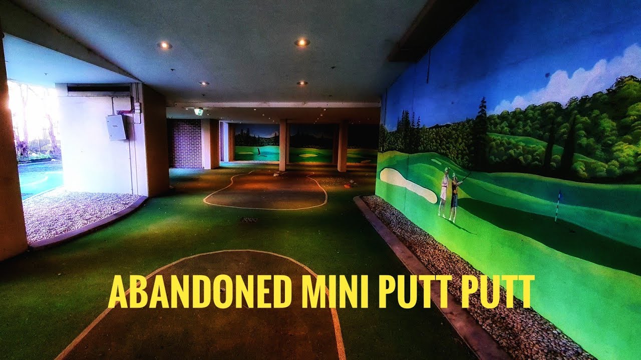 ABANDONED MINI PUTT PUTT GOLF COURSE