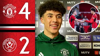 Wheatley On Being Academy Graduate 2️⃣5️⃣0️⃣! | Man Utd 4-2 Sheffield Utd | Post-Match Reaction by Manchester United 102,507 views 4 weeks ago 10 minutes, 1 second