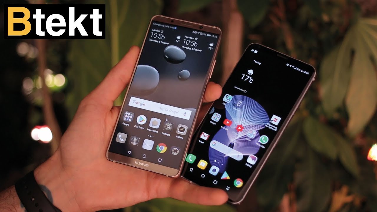 Huawei Mate 10 Pro und LG V30 - Vergleich