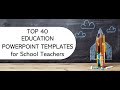 Top 40 education powerpoint templates to impart knowledge  slideteam