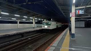 185系特急氏家雛めぐり号 返却回送 京葉線新習志野駅通過