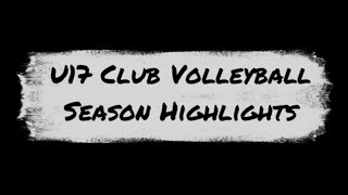 Dyl U17 VBall Club Season Highlights