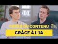 Lintelligence artificielle pour crer du contenu  interview de maxime maximeastuces