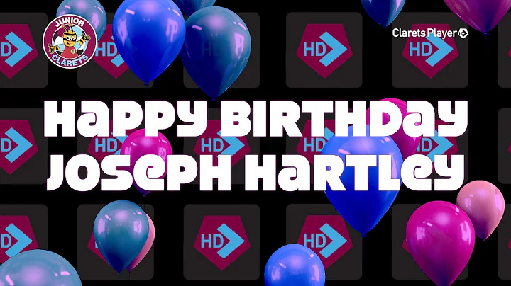 Happy Birthday Joseph Hartley