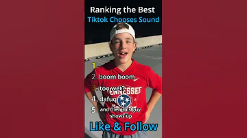 Ranking The Best Tiktok Chooses The Sound Tiktok Trend Music Funny Shorts 