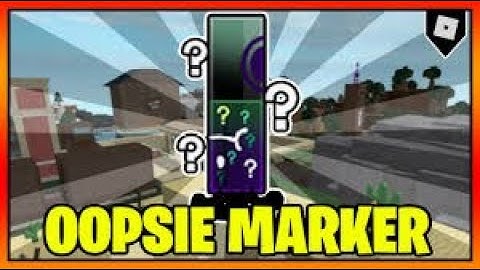 How to get OOPSIE MARKER In find the Markers Roblox! [TUTORIAL]