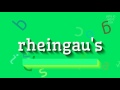 How to say "rheingau
