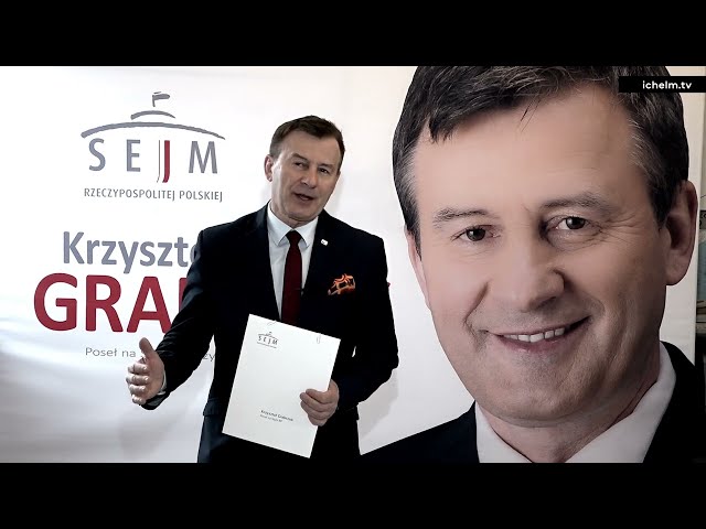 ichelm.tv Konferencja prasowa Krzysztofa Grabczuka posła na Sejm RP w sprawie 