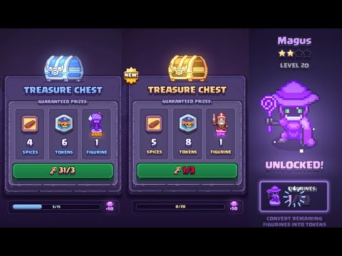 Matchland - Opening 10 Chests - Unlocking Magus - Fish 'n' Tacos - iOS Gameplay