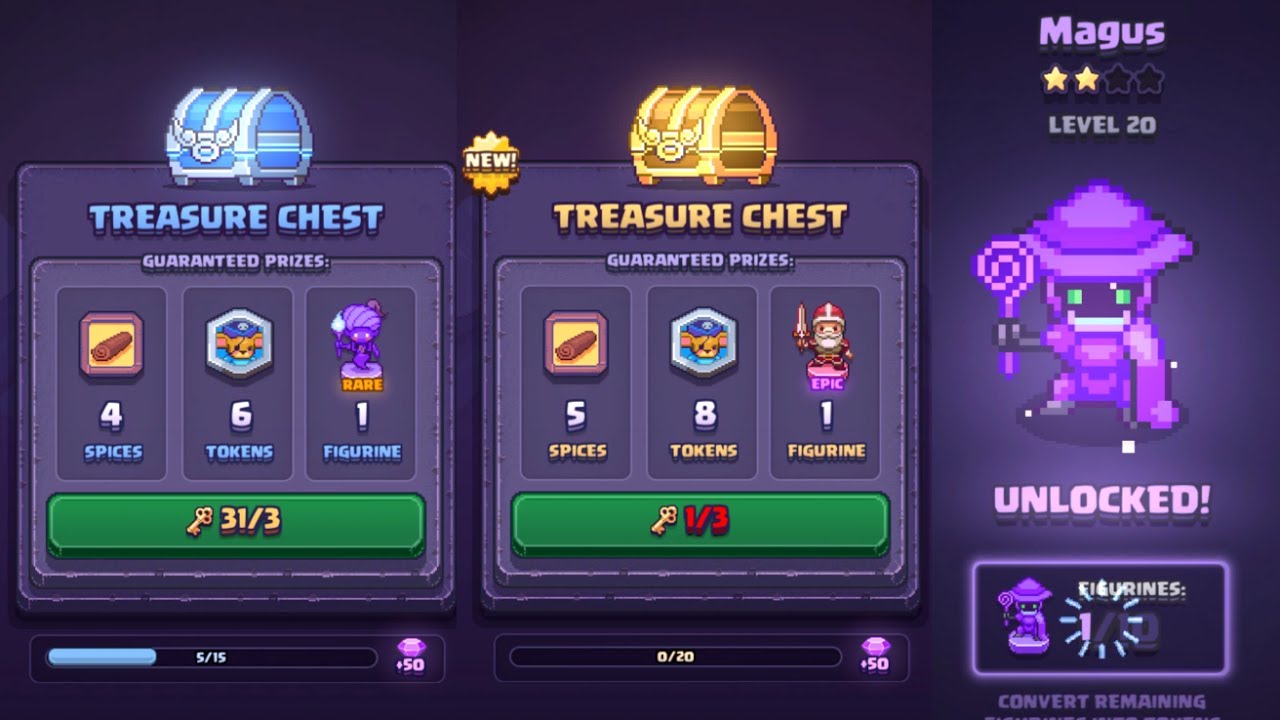 Matchland - Opening 10 Chests - Unlocking Magus - Fish 'n' Tacos - iOS Gameplay
