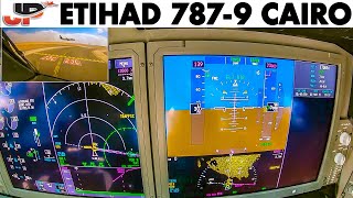 ETIHAD🇦🇪 Boeing 787-9 Cairo🇪🇬 Takeoff | Instrument View