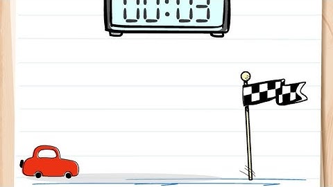 Brain Test Level 39 reach to the finish before time runs out