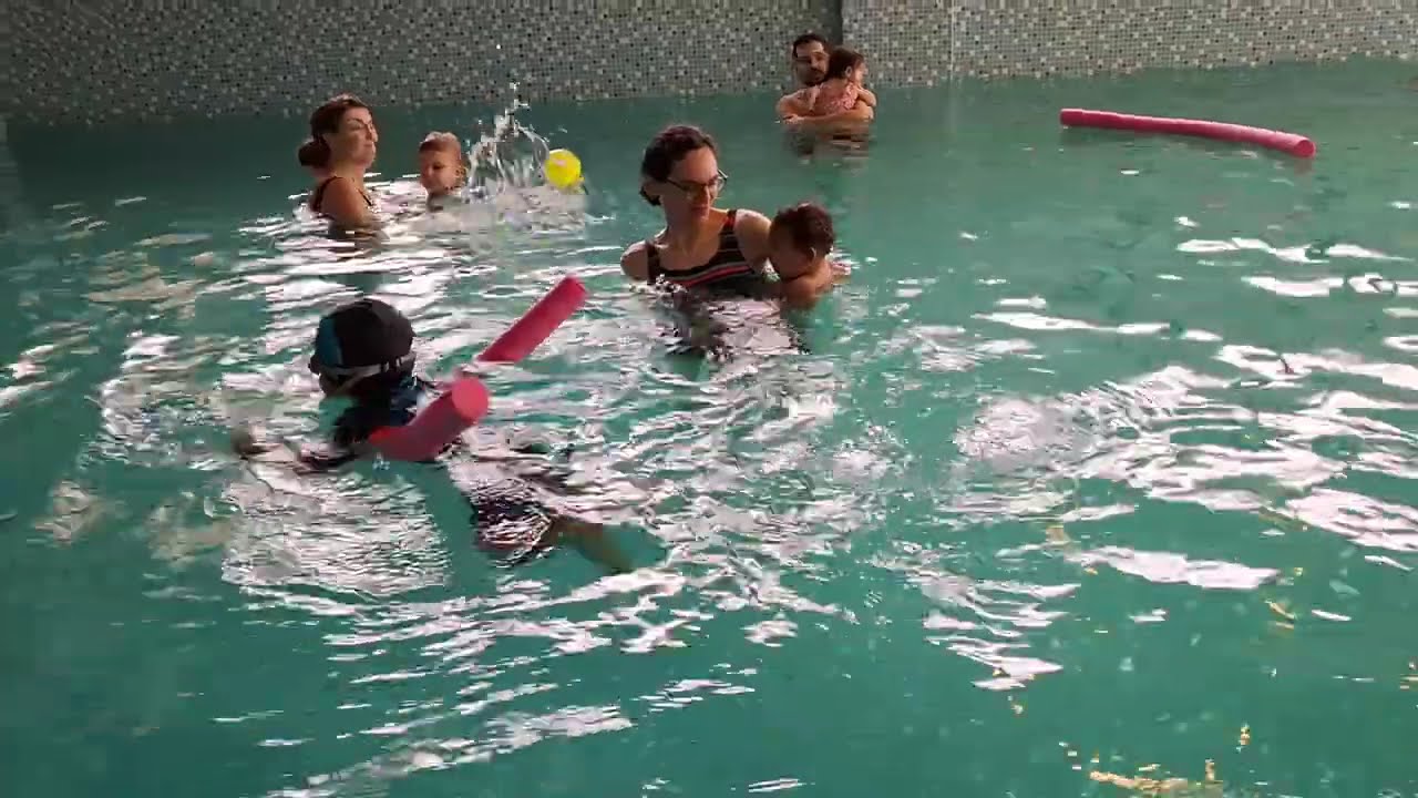 First Swimming Lesson 🏊‍♀️ 