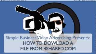 How to download a file link from 4shared.com screenshot 2