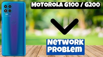 Network Problem || Network not connecting problem solutions MOTOROLA G100 / G200