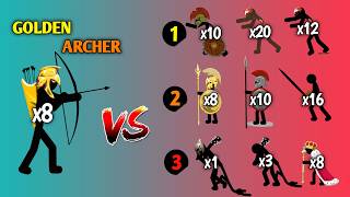 Download Lagu ULTIMATE GOLDEN ARCHER CHALLENGE – EPIC WAR | Stick War Legacy MP3