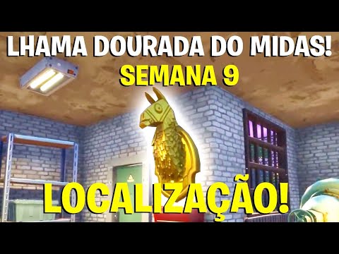 Vídeo: Localização Da Lhama Dourada Do Fortnite Midas: Onde Encontrar A Lhama Dourada Entre Um Ferro-velho, Posto De Gasolina E Um Acampamento Para Trailers, Explicado