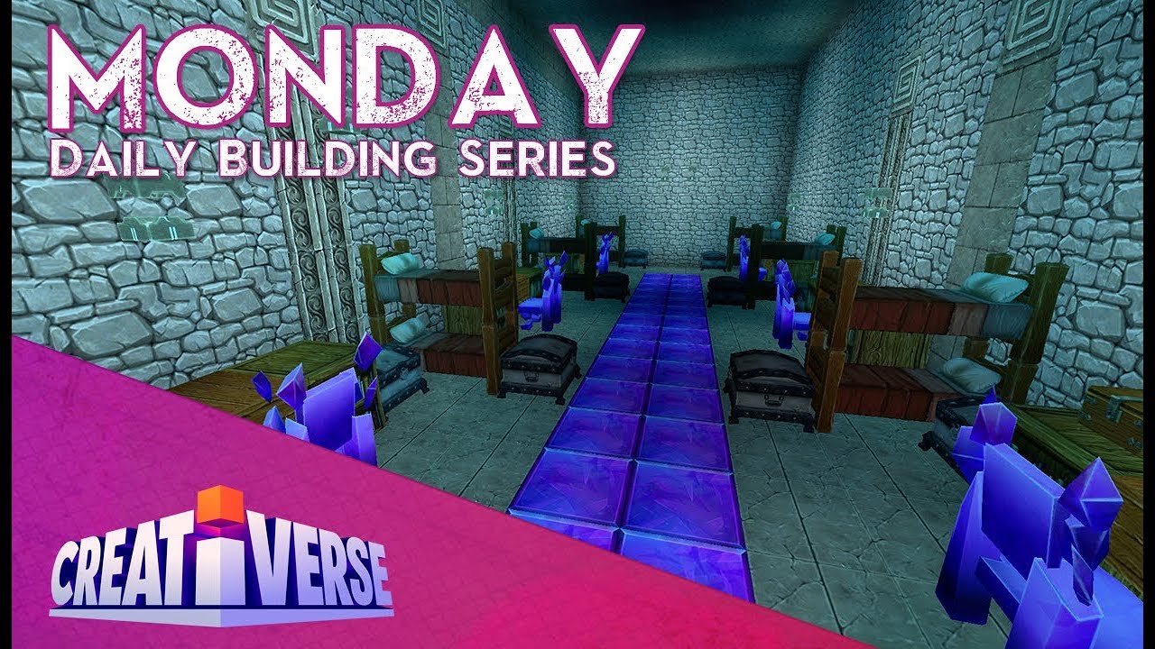 Creativerse Magic School Dorm Rooms And A Vote Daily Building Series 11 13 17 Youtube - life is strange dorm roblox