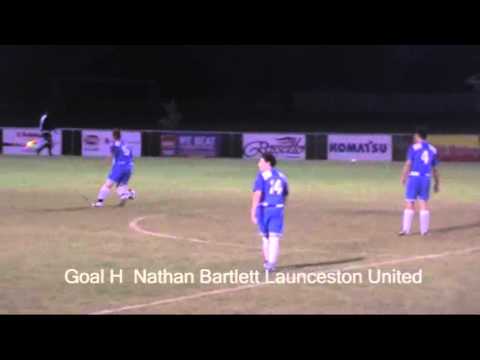 A Josh van Zetten Northern Rangers B Antonio Macri Launceston City C Thors Nimely Launceston United D Robbie hughes Riverside Olympic E Agele Luate Launceston United F Sam hughes Riverside Olympic G Antonio Macri Launceston City H Nathan BARTLETT Launceston United I Matthew Sessay Prospect Knights J Matthew Sessay Prospect Knights K Chris Smith Prsopect Knights L Ben Foote Ulverstone M Colin Jackson Riverside Olympic N Sam Hughes Riverside Olympic O Chris Hunt Northern Rangers P Chris Hunt Northern Rangers Q Andrew Nicholson Northern Rangers