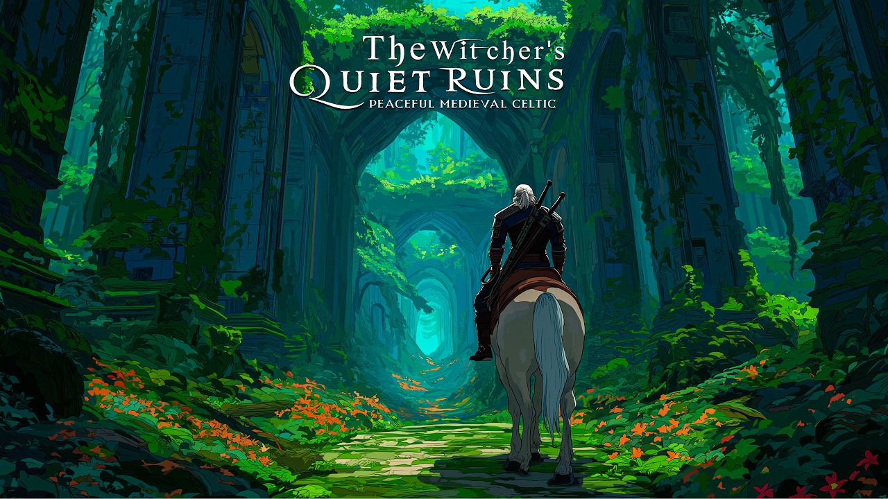 The Witcher's Quiet Through Ruins | Peaceful Medieval Music & Soul Healing Celtic Music