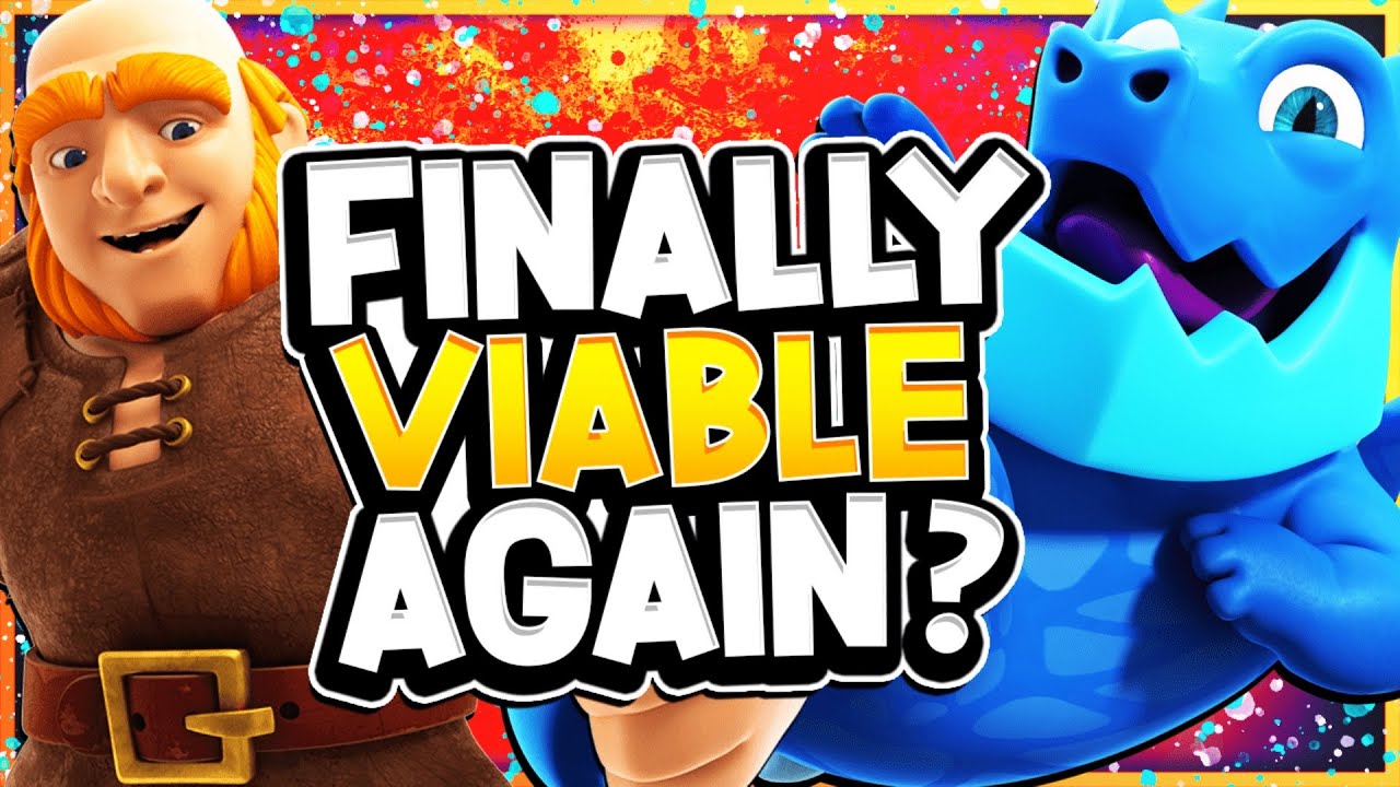 TOP 100 LADDER using GIANT EDRAG! IS IT VIABLE NOW? - CLASH ROYALE