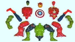 Merakit Mainan Spider-Man, Hulk Smash And Ironbuster ~ Avengers Assemble Toys