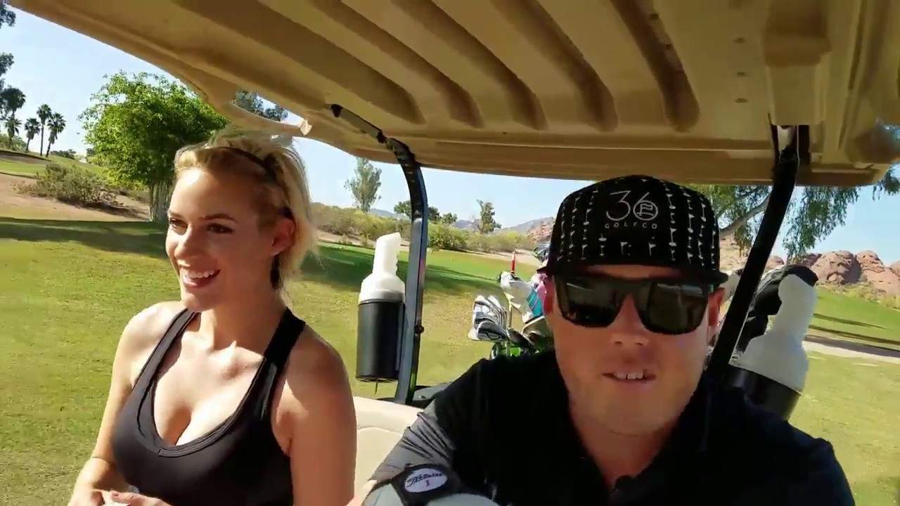 ⁣Lessons with Buttsy - Guest Star Paige Spiranac & Steve - Golf