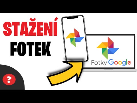 Jak STÁHNOUT FOTKY z FOTEK GOOGLE / GOOGLE PHOTOS | Návod | GOOGLE / MOBIL