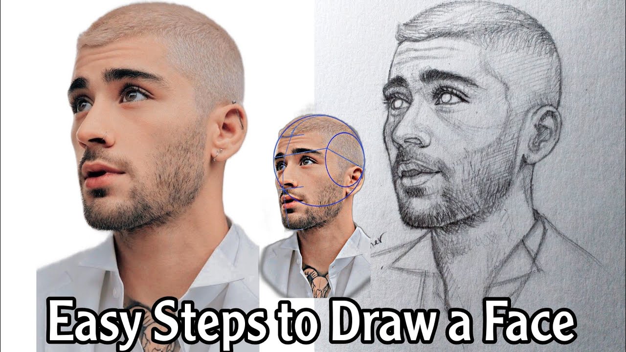 loomis method drawing tutorial | how to draw a face #drawingtutorial # ...