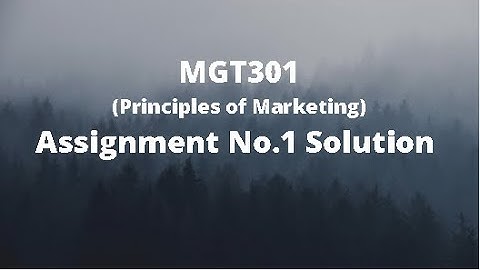 MGT301 Assignment No.1 Solution Fall 2020